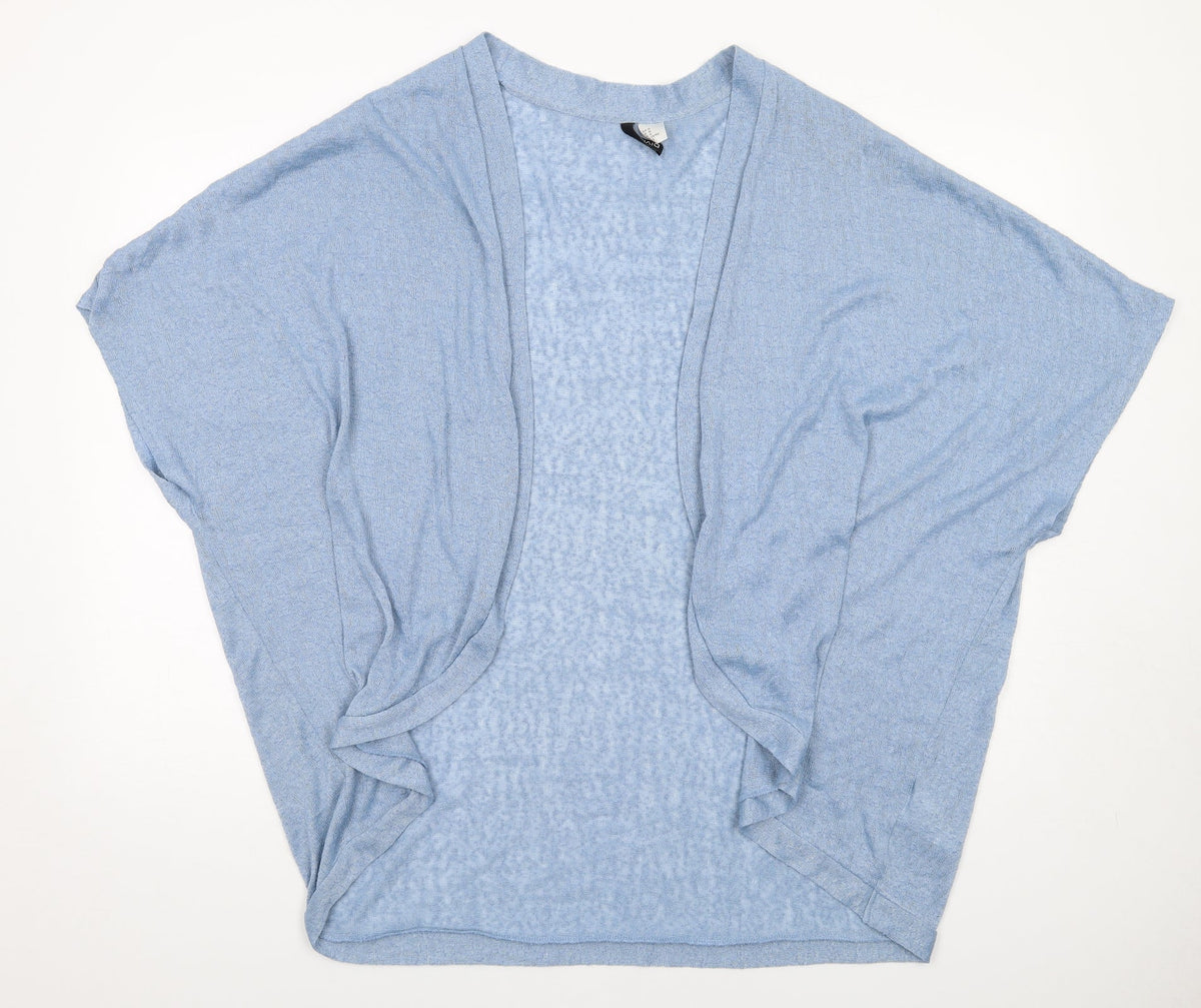 Womens UK Size M H&M Blue Cardigan Jumper