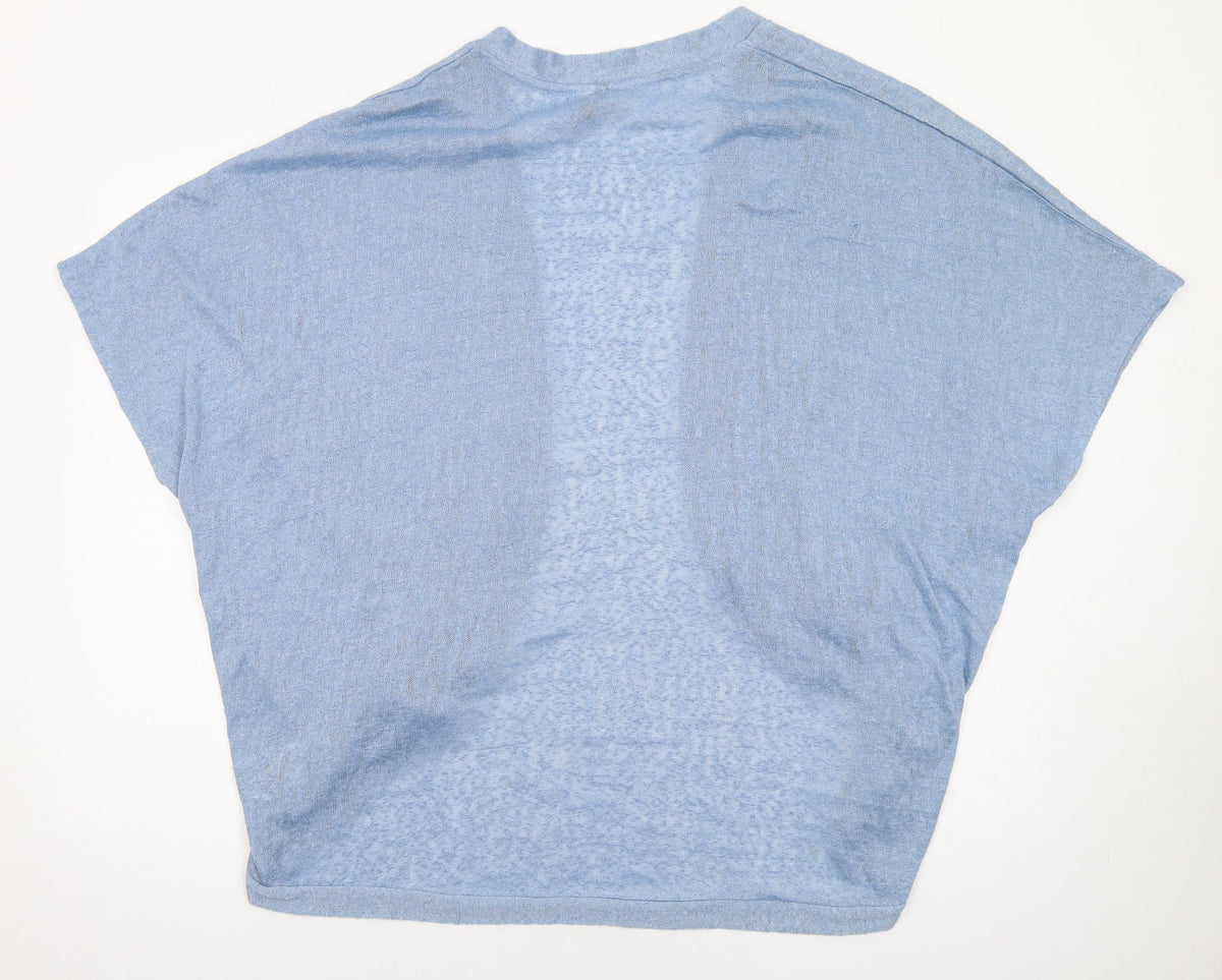 Womens UK Size M H&M Blue Cardigan Jumper