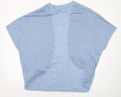 Womens UK Size M H&M Blue Cardigan Jumper