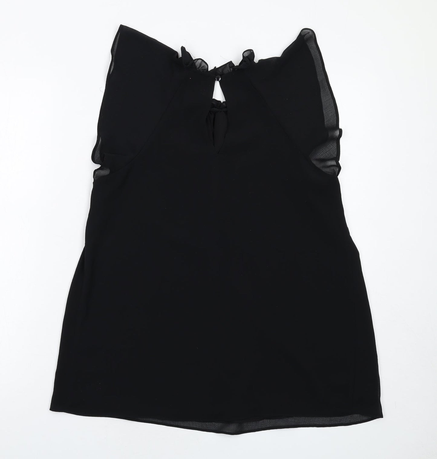 Womens UK Size 12 River Island Black Basic Blouse