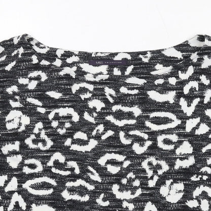 Womens UK Size 8 Marks and Spencer Black Basic T-Shirt