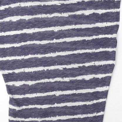 Womens UK Size S Zara Blue Basic Blouse