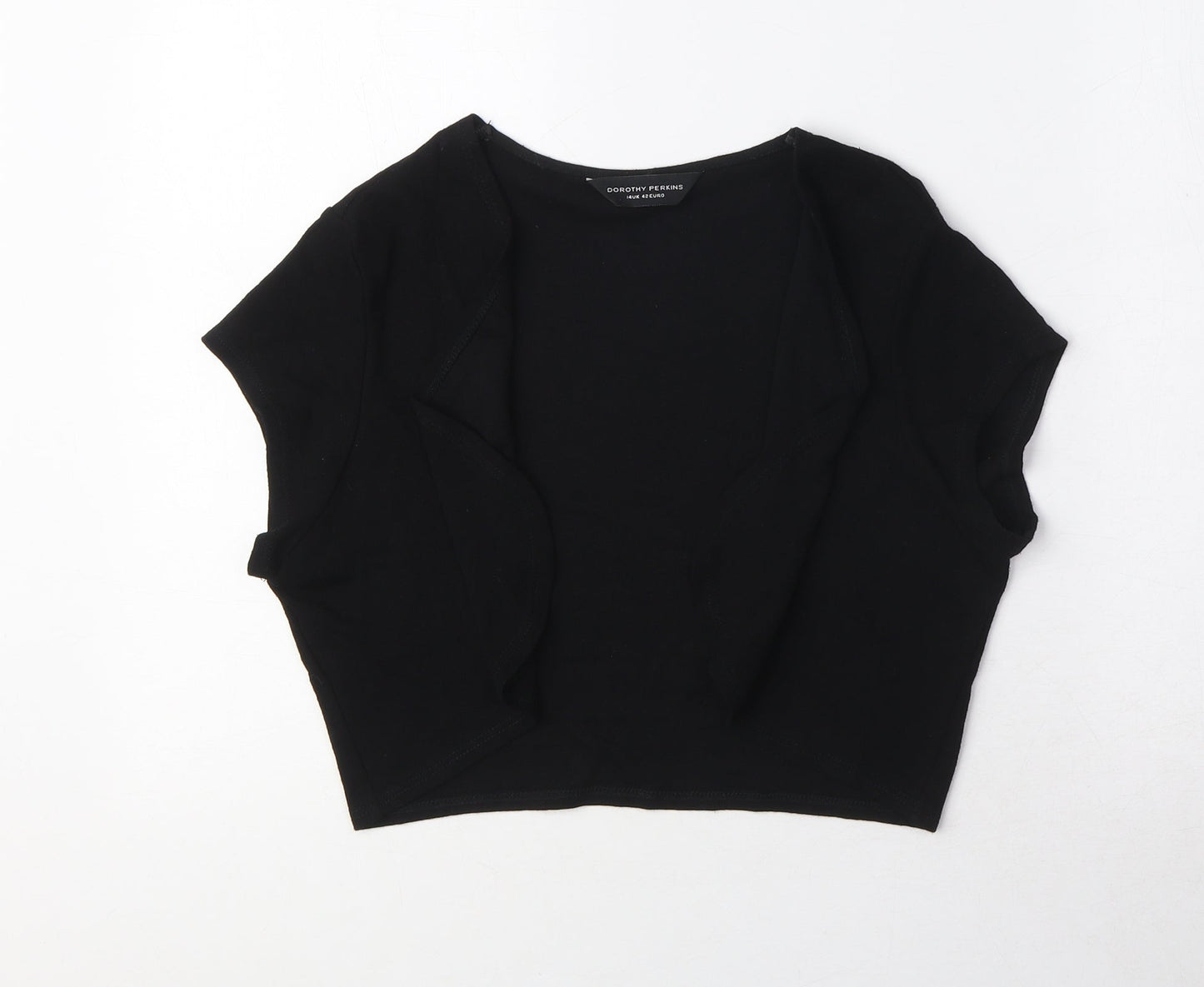 Womens UK Size 14 Dorothy Perkins Black Cardigan Jumper