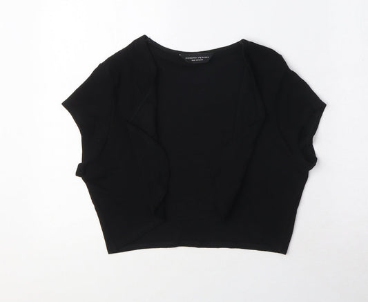 Womens UK Size 14 Dorothy Perkins Black Cardigan Jumper