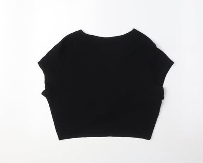 Womens UK Size 14 Dorothy Perkins Black Cardigan Jumper