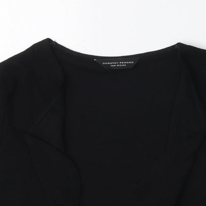 Womens UK Size 14 Dorothy Perkins Black Cardigan Jumper
