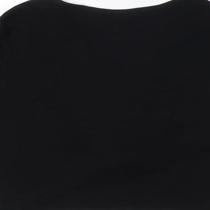 Womens UK Size 14 Dorothy Perkins Black Cardigan Jumper