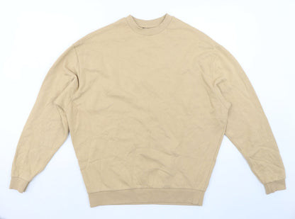 Womens UK Size S ASOS Beige Pullover Sweatshirt