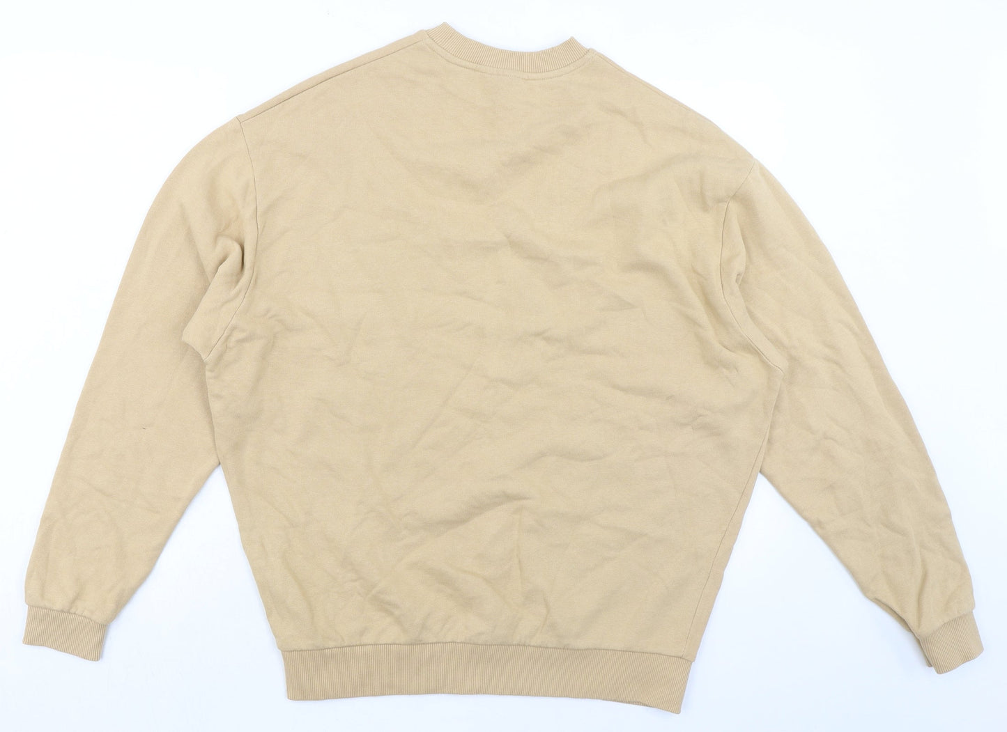 Womens UK Size S ASOS Beige Pullover Sweatshirt