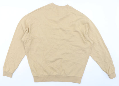 Womens UK Size S ASOS Beige Pullover Sweatshirt