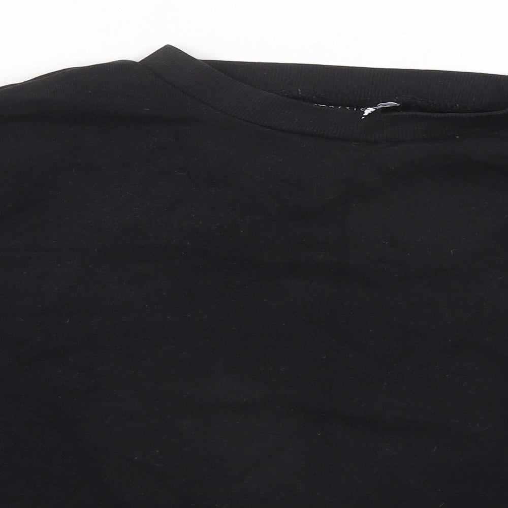 Womens UK Size 8 ASOS Black Pullover Sweatshirt