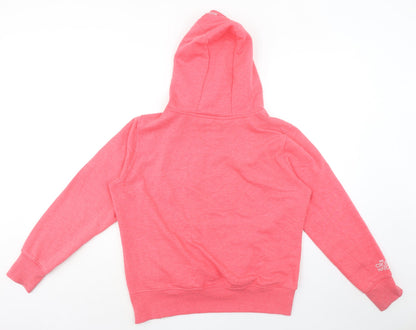 Crosshatch Womens Pink Cotton Pullover Hoodie Size XL