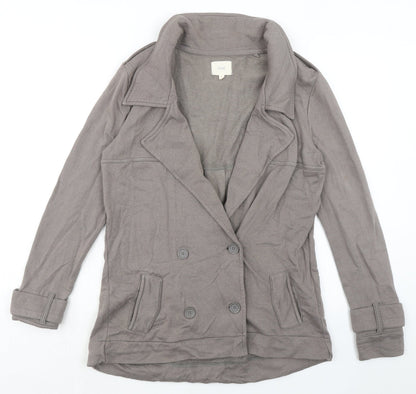 Womens UK Size 10 NEXT Grey Overcoat