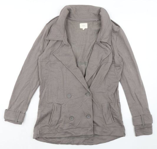 Womens UK Size 10 NEXT Grey Overcoat