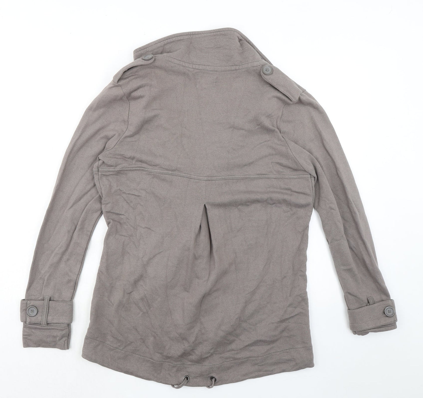 Womens UK Size 10 NEXT Grey Overcoat