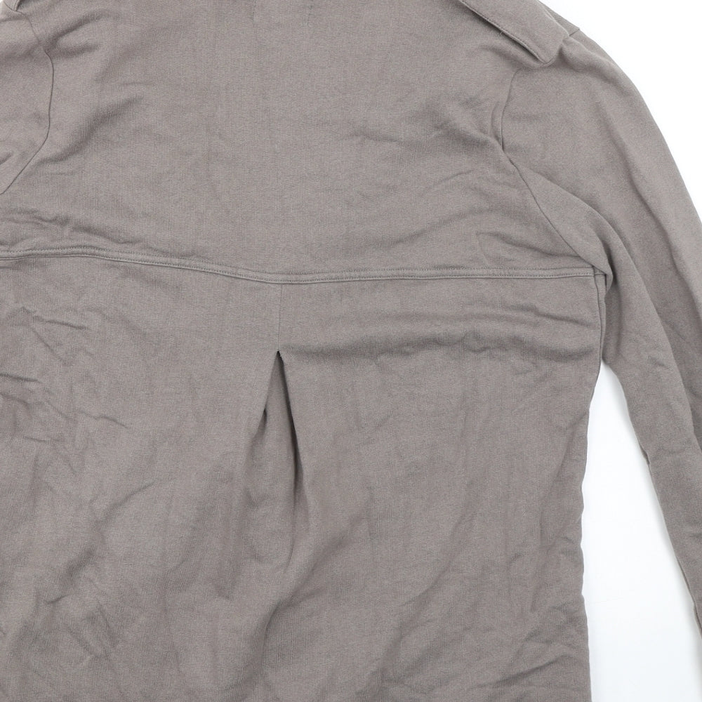 Womens UK Size 10 NEXT Grey Overcoat