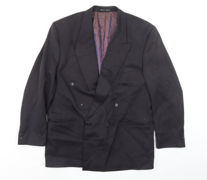 Mens UK Size 44 Corman Regular Black Suit Jacket