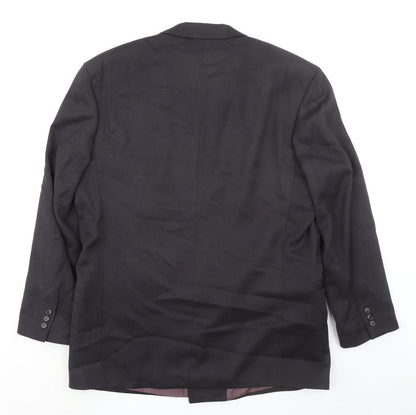 Mens UK Size 44 Corman Regular Black Suit Jacket