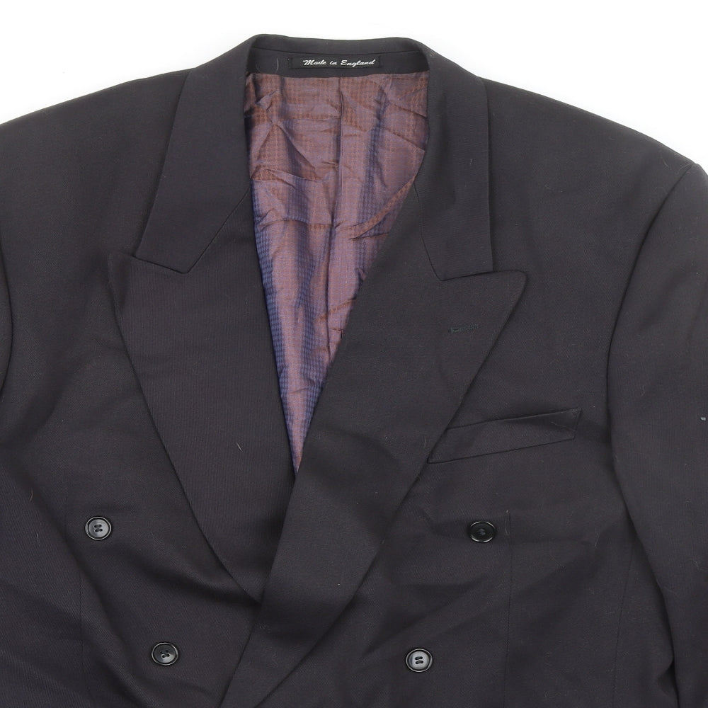 Mens UK Size 44 Corman Regular Black Suit Jacket