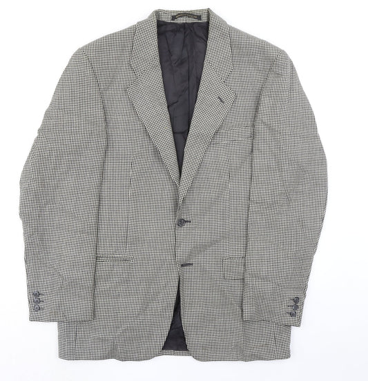 Mens UK Size 40 St Michael Big & Tall Black Suit Jacket