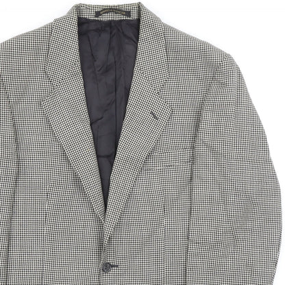 Mens UK Size 40 St Michael Big & Tall Black Suit Jacket