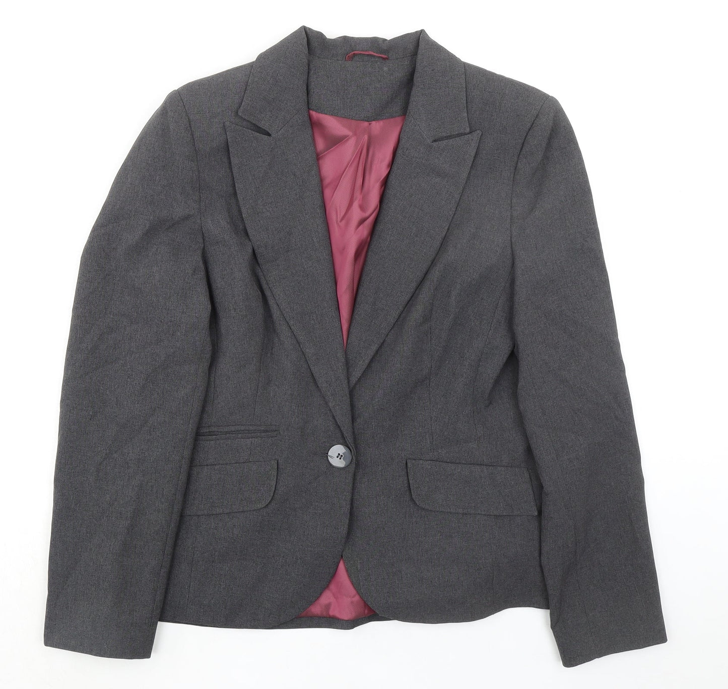 Womens UK Size 12 New Look Grey Jacket