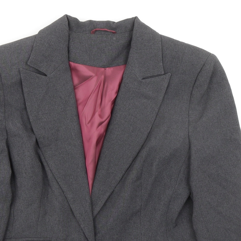 Womens UK Size 12 New Look Grey Jacket
