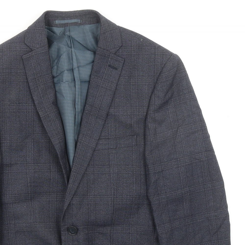 Mens UK Size 38 Onesixfive Regular Grey Suit Jacket