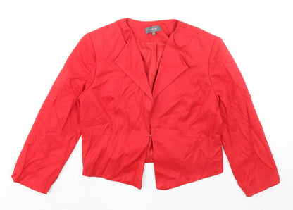 Womens UK Size 14 Et Vous Red Jacket