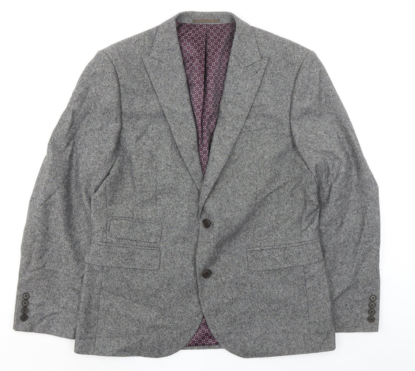 Mens UK Size 42 NEXT Regular Grey Suit Jacket