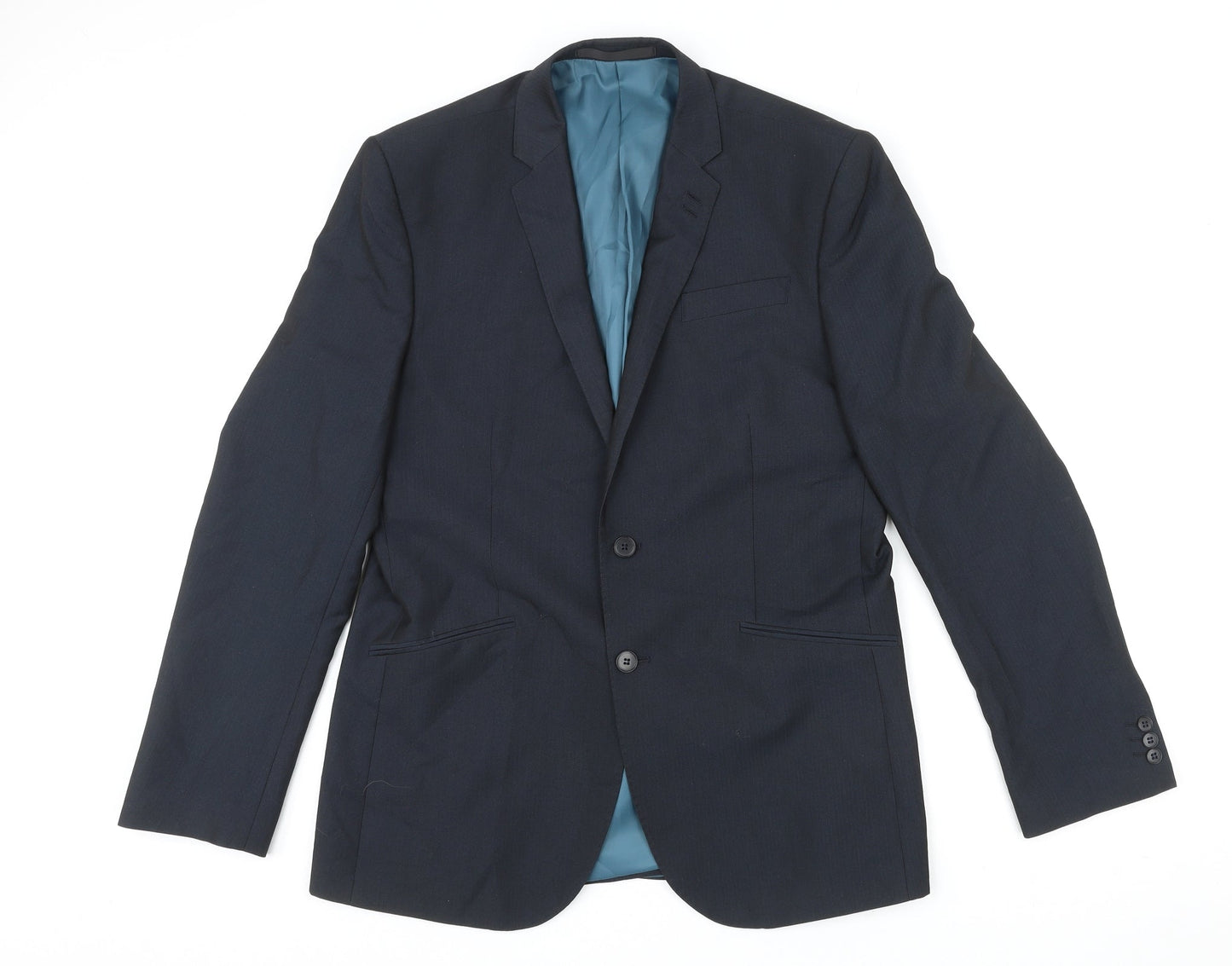 Mens UK Size L Marks and Spencer Regular Blue Suit Jacket