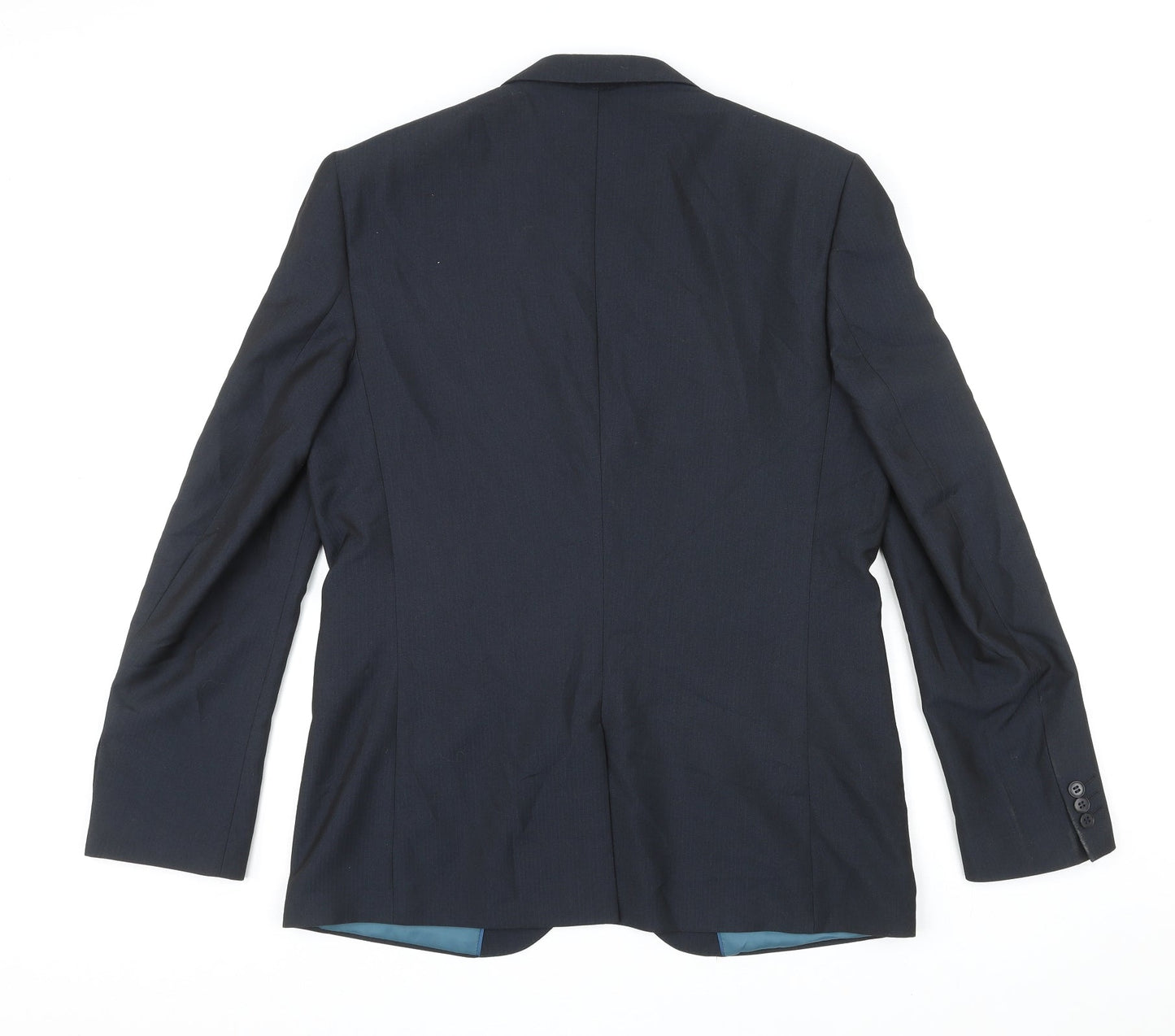 Mens UK Size L Marks and Spencer Regular Blue Suit Jacket