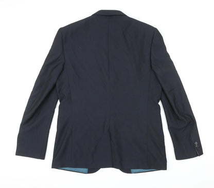 Mens UK Size L Marks and Spencer Regular Blue Suit Jacket