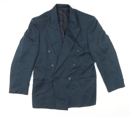 Mens UK Size M C&A Regular Blue Suit Jacket