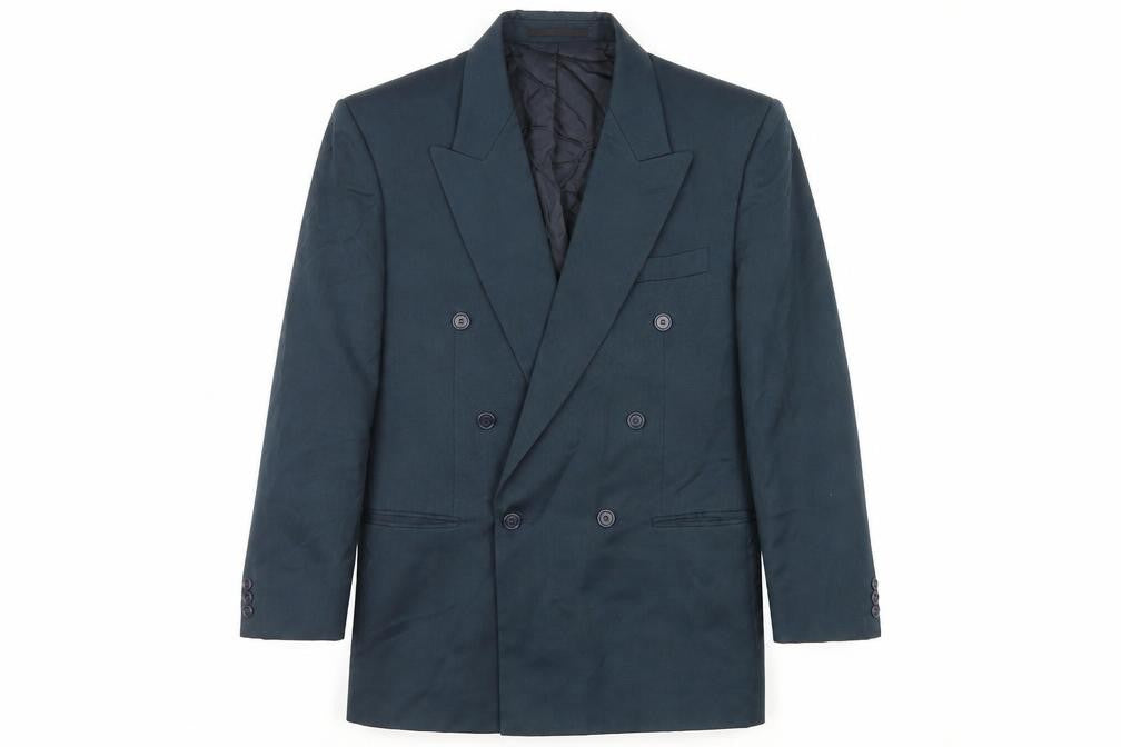 Mens UK Size M C&A Regular Blue Suit Jacket