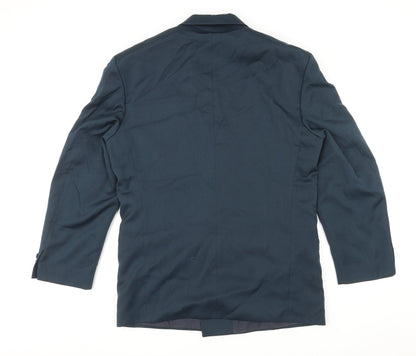 Mens UK Size M C&A Regular Blue Suit Jacket