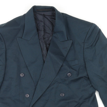 Mens UK Size M C&A Regular Blue Suit Jacket