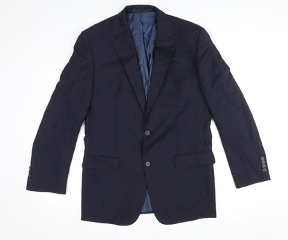 Mens UK Size M Marks and Spencer Regular Blue Suit Jacket