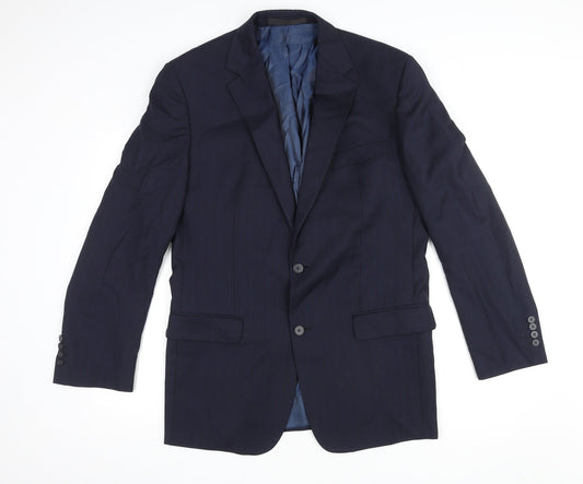 Mens UK Size M Marks and Spencer Regular Blue Suit Jacket