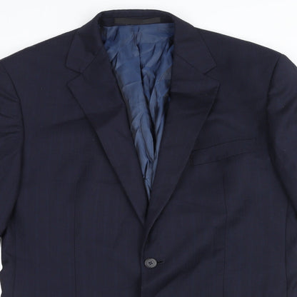Mens UK Size M Marks and Spencer Regular Blue Suit Jacket