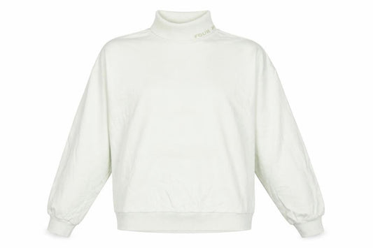 Front view of ASOS women’s green cotton pullover sweatshirt, size XS, pullover
