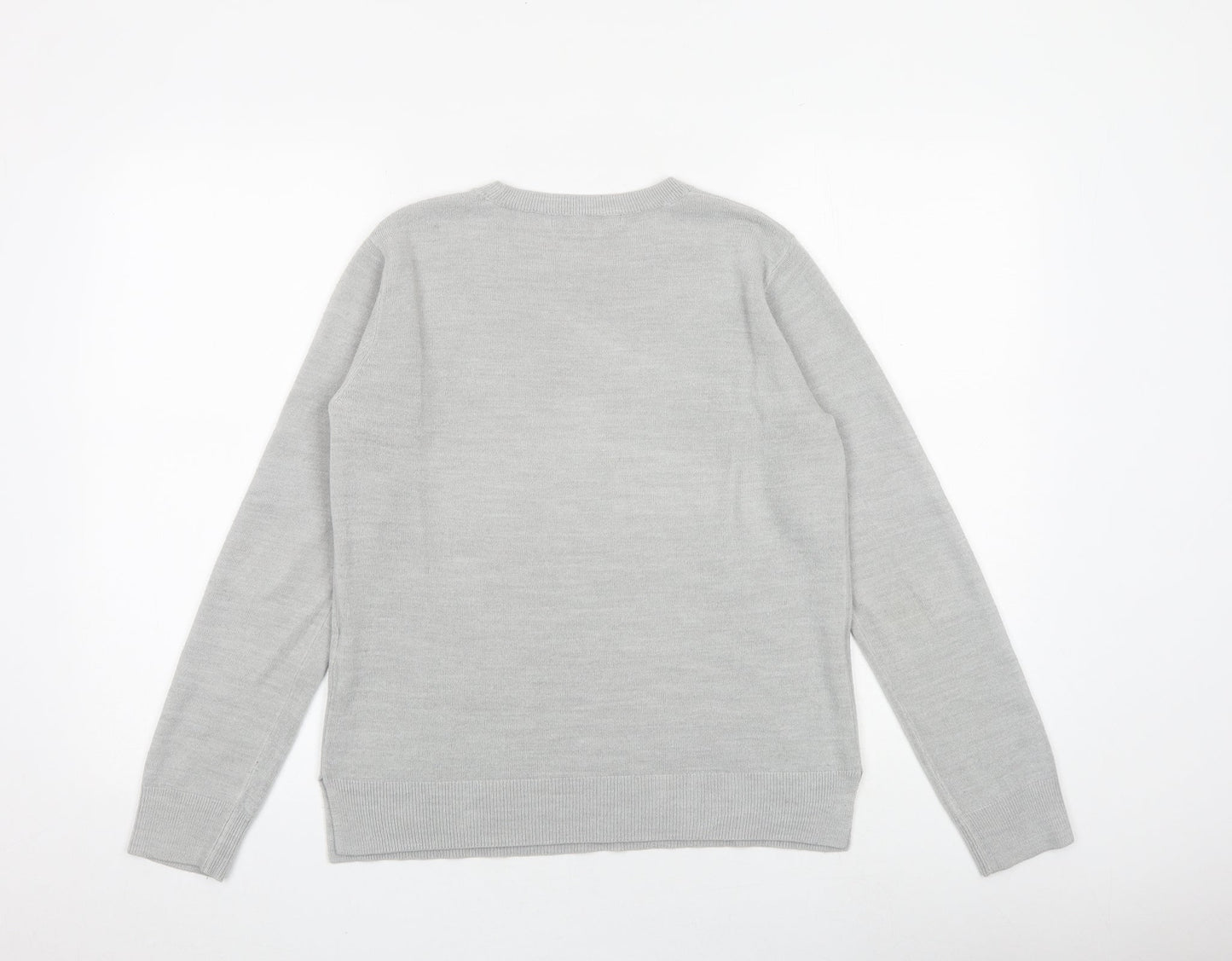Womens UK Size 12 Marks and Spencer Grey Pullover Jumper