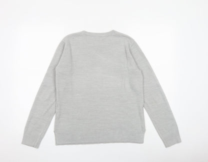 Womens UK Size 12 Marks and Spencer Grey Pullover Jumper