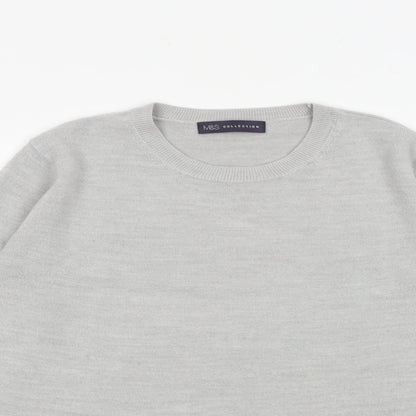 Womens UK Size 12 Marks and Spencer Grey Pullover Jumper