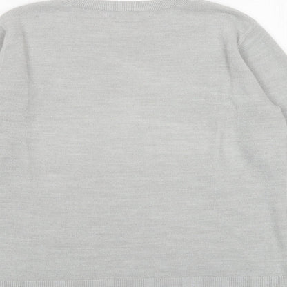 Womens UK Size 12 Marks and Spencer Grey Pullover Jumper