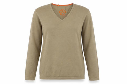 Womens UK Size S Monsoon Brown Pullover Jumper
