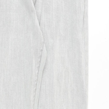 Mens UK Size 32 in Topman Slim Fit Straight Grey Jeans