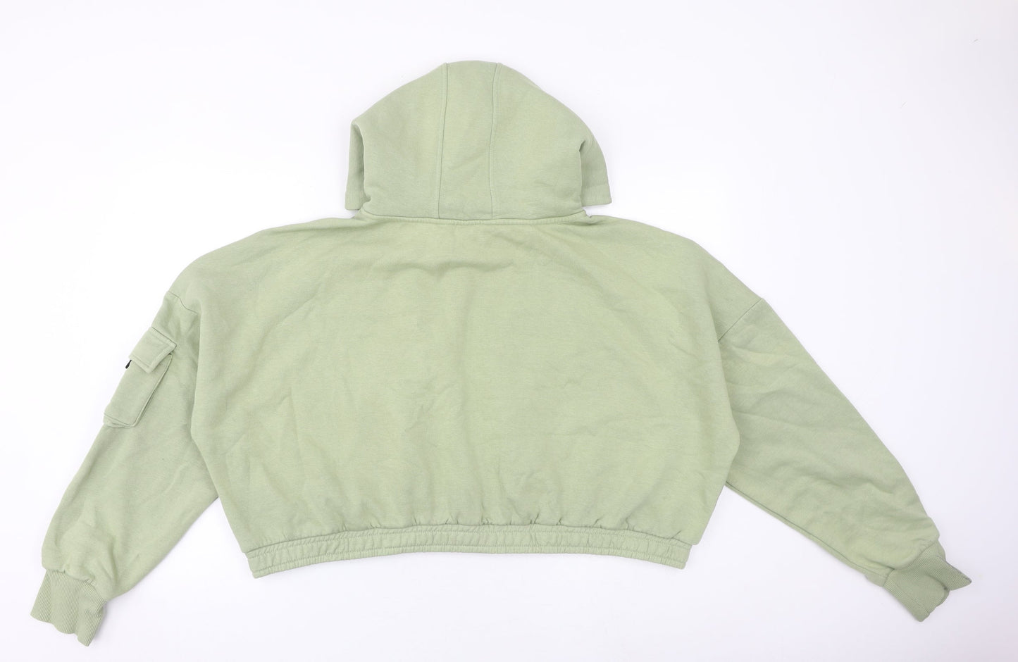 Kim Petras Womens Green Cotton Pullover Hoodie Size 2XL Pullover