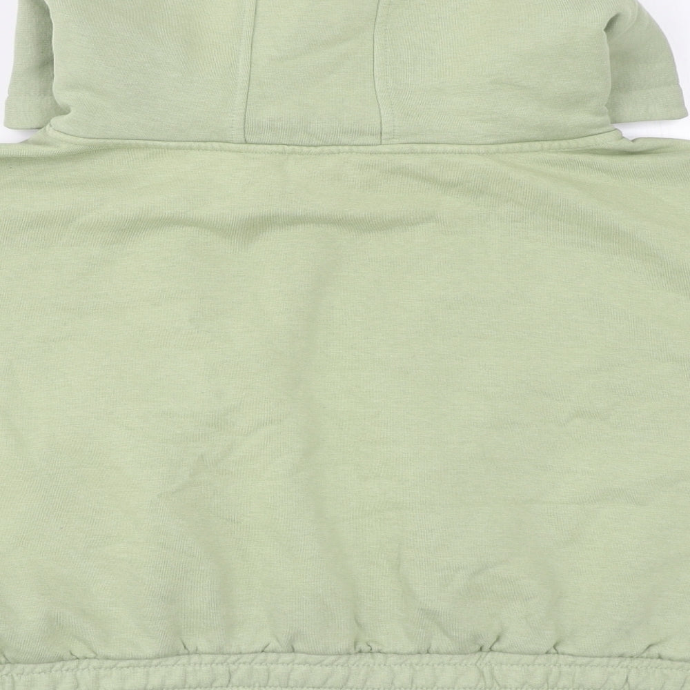 Kim Petras Womens Green Cotton Pullover Hoodie Size 2XL Pullover