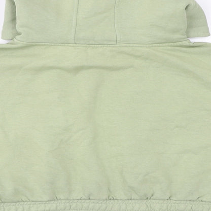 Kim Petras Womens Green Cotton Pullover Hoodie Size 2XL Pullover